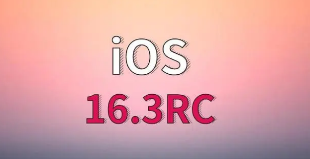 松原苹果手机维修分享iOS 16.3 RC版升级_iOS 16.3 RC版一键刷机教程 